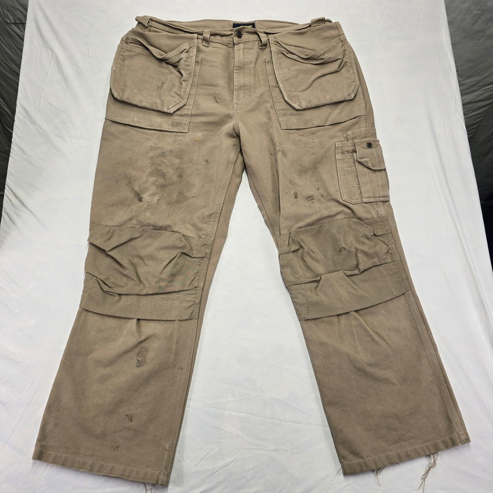 Blaklader Workwear Khaki Cargo Pants Men Sz 38/30 Carpenter Utility‎ Tool Pocket
